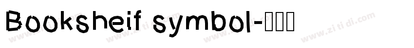 Booksheif symbol字体转换